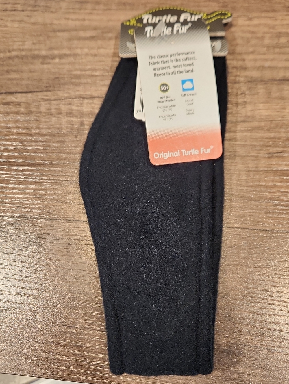 NWT Turtle Fur Women's Black Fleece Headband O/S